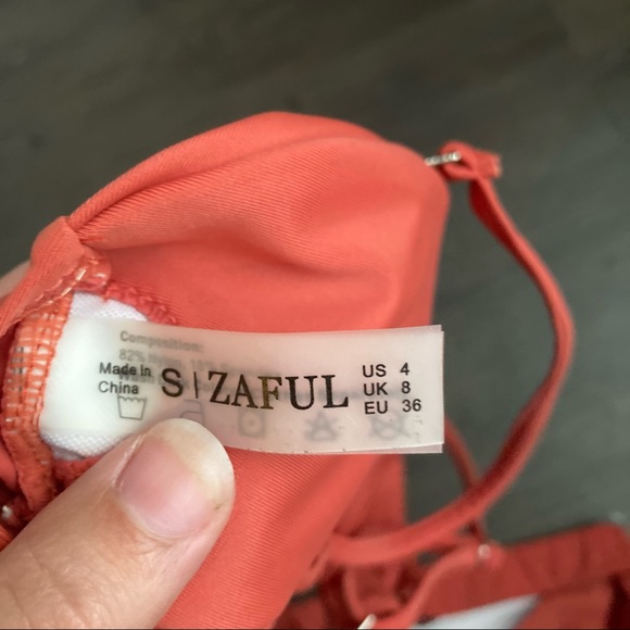 Orange buckle bikini - Picture 2 of 2